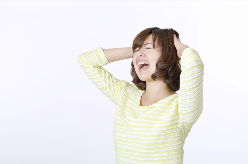 うまくいかなくてイライラしてる