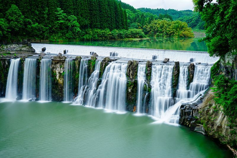 沈墜の滝、豊後ナイアガラ