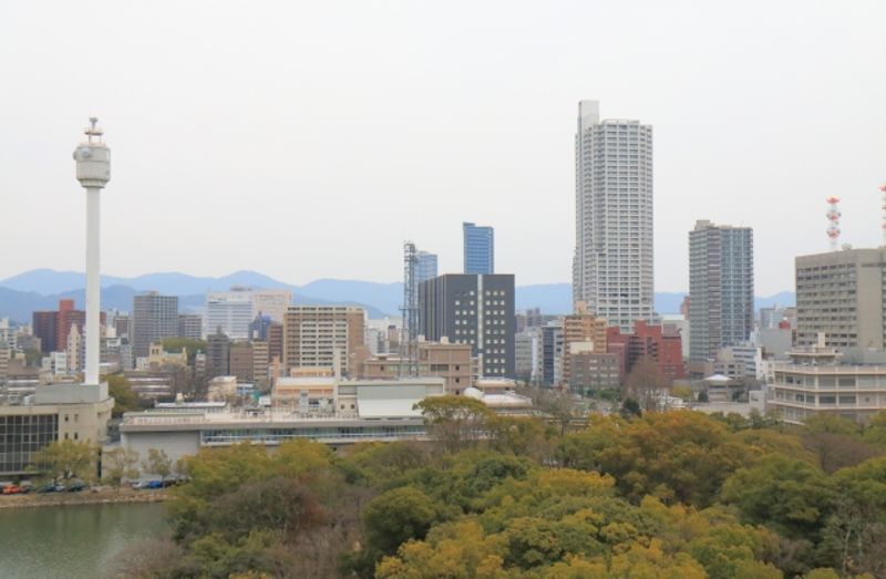 広島市の街の風景