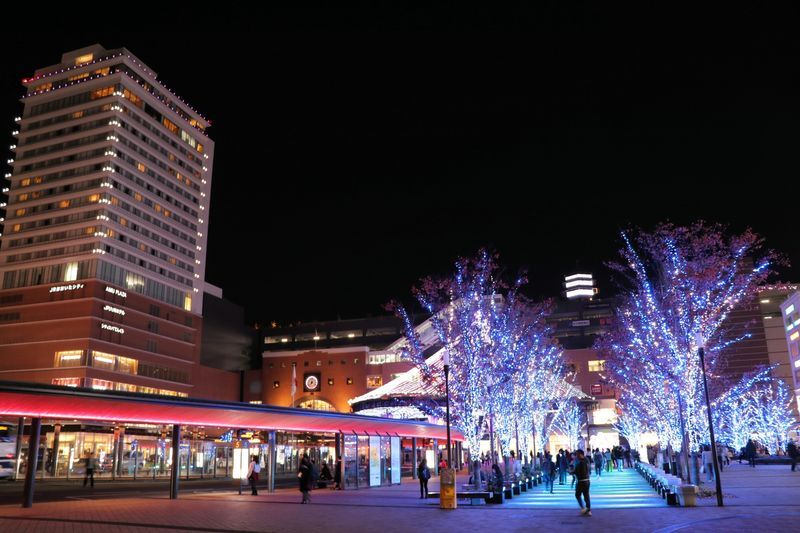 大分駅のイルミネーション