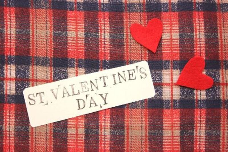 バレンタインメッセージカード