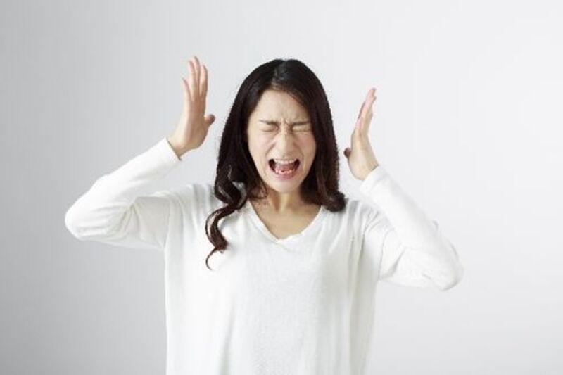 ヒステリックになる