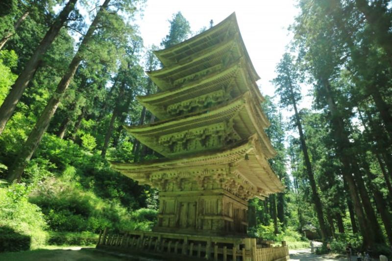 縁結びの出羽三山、羽黒山の五重塔