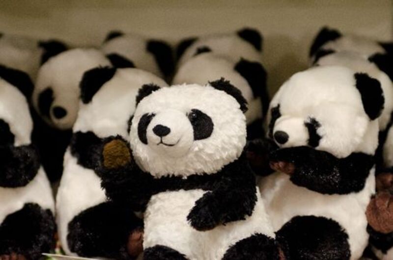 パンダのぬいぐるみ