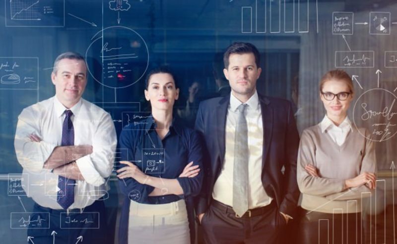 仕事が出来るビジネスマンたち