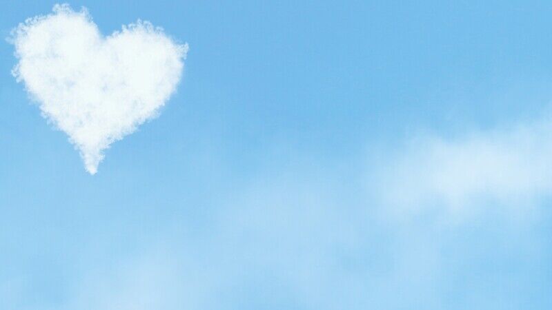 ハート雲