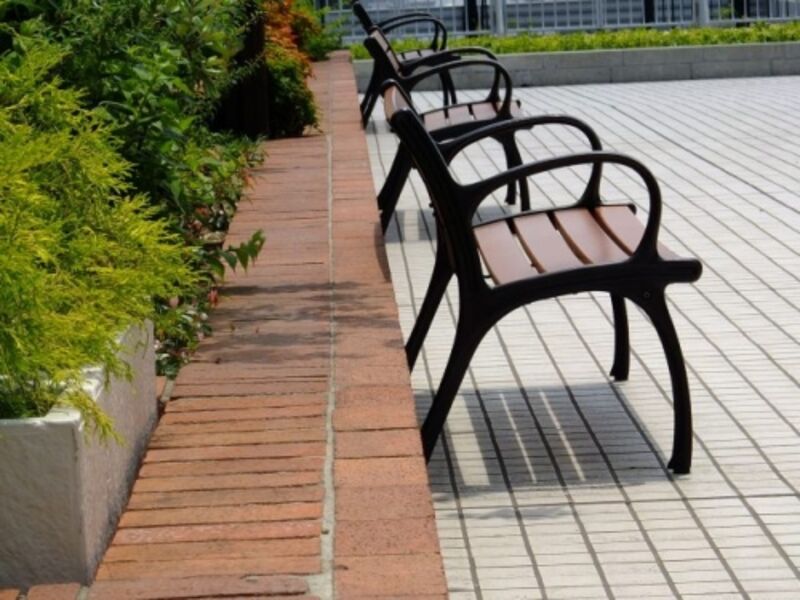 あべのハルカスのベンチ