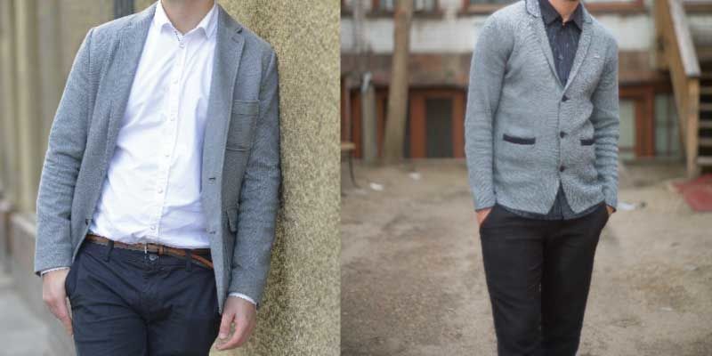 好印象を与えるジャケットと細身のパンツ