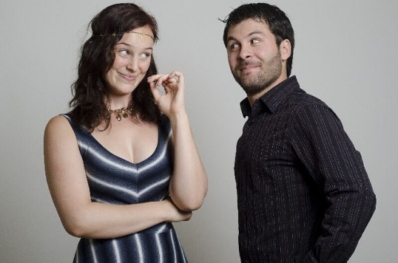 プレゼントをもらって苦笑い